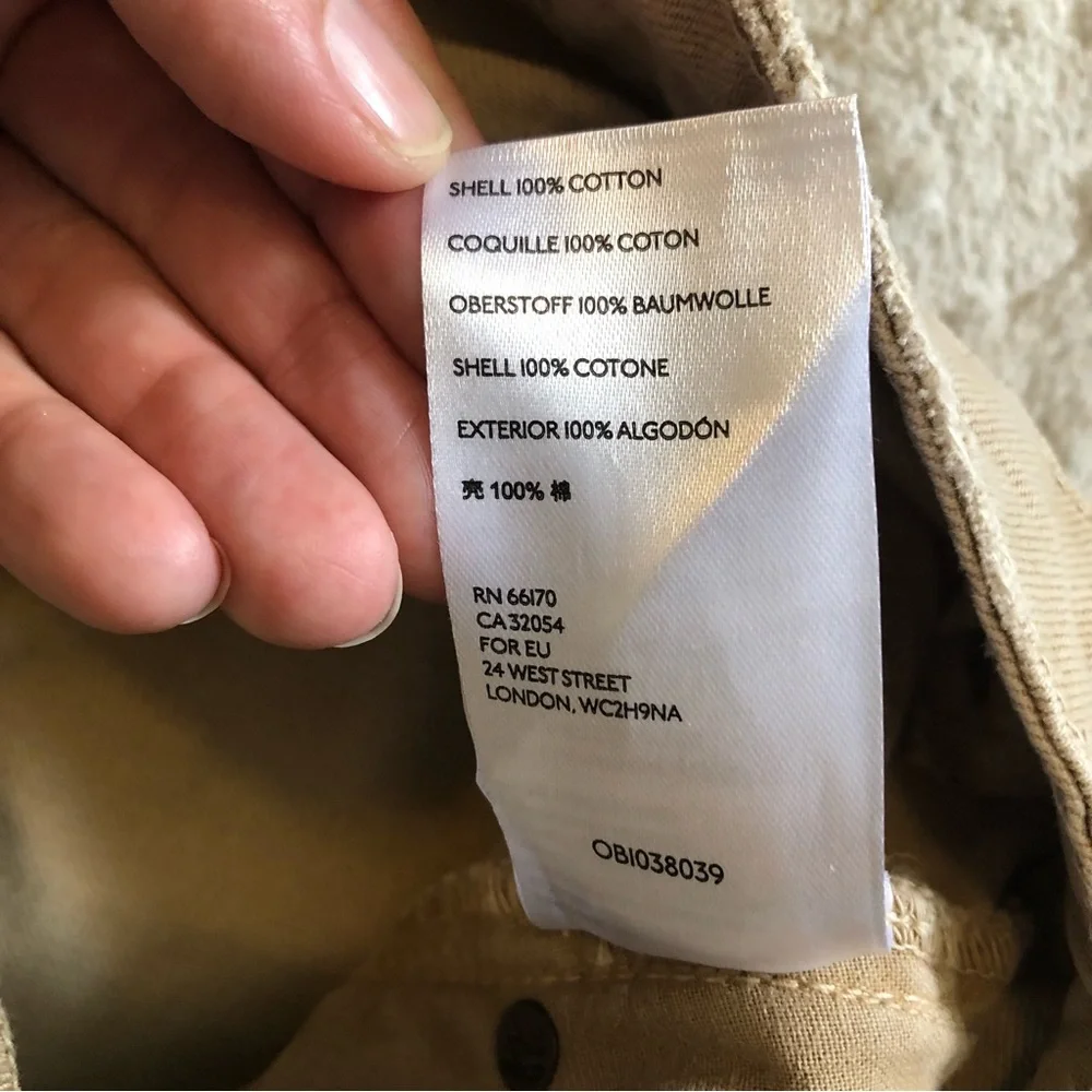 NWOT Free People Women's Dakota Straight High Rise Cafe Au Lait Distressed 30 - Picture 7 of 7